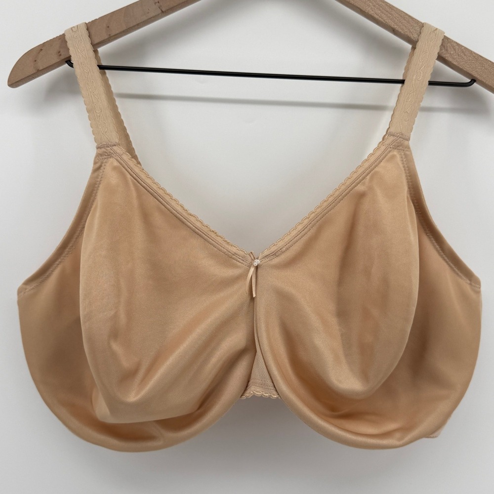 Wacoal 857109 Simple Shaping Minimizer Bra Sand Nude 42G Underwire Unlined